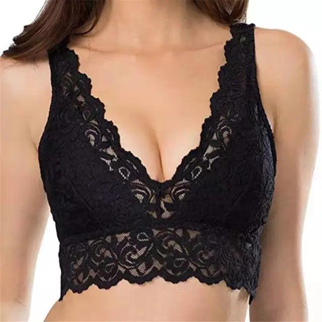 Wynona - Lace Crop Bralette Top for Women