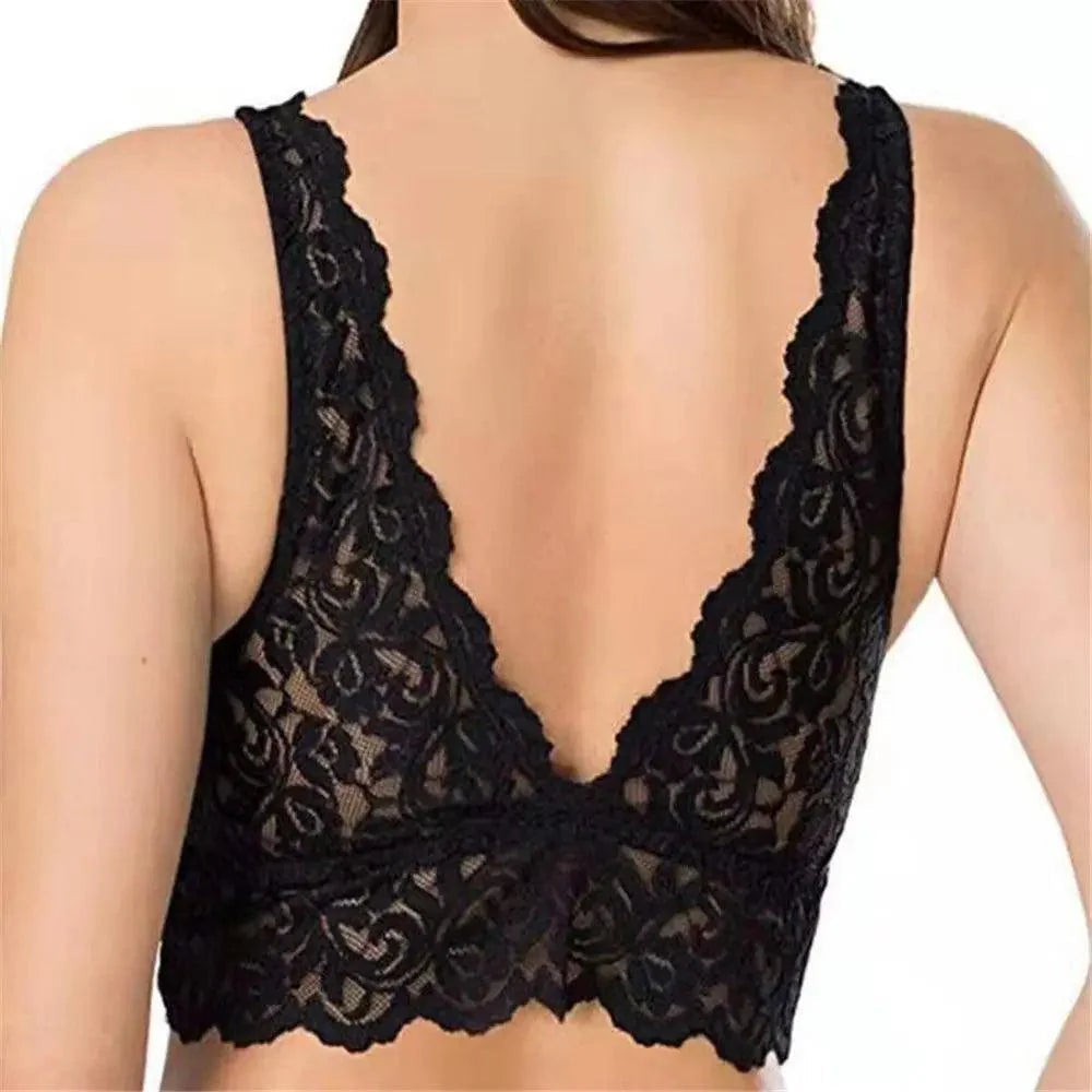 Wynona - Lace Crop Bralette Top for Women