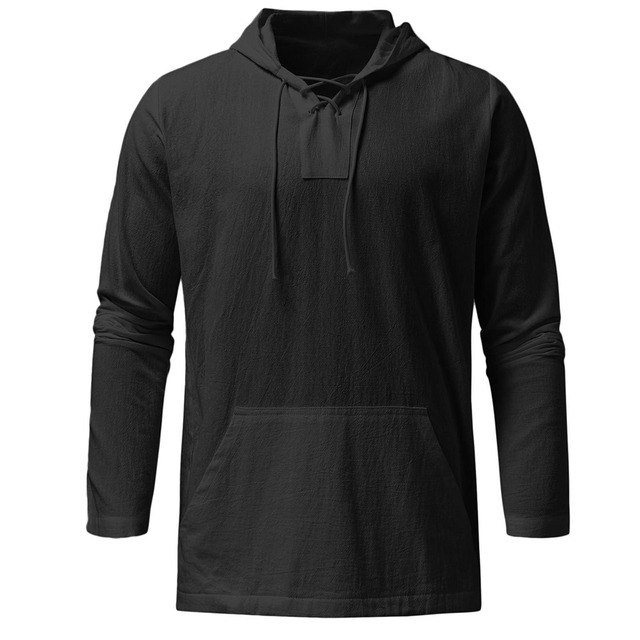 Men's Lightweight Hooded Sweatshirt - Stylish - Casual Everyday Pullover