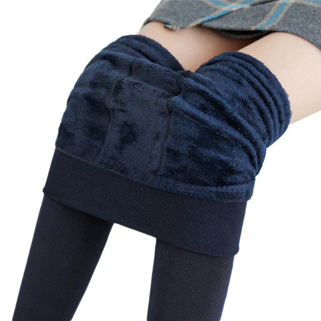 Alice - Velvet Thermal Leggings High Waist