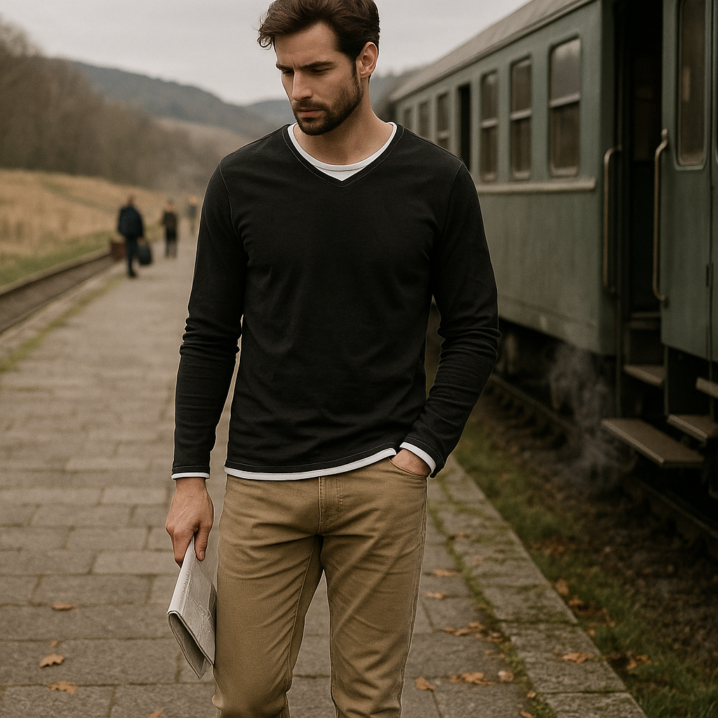 Men's Cotton Sweater - High Quality - Classic - Soft - Breathable