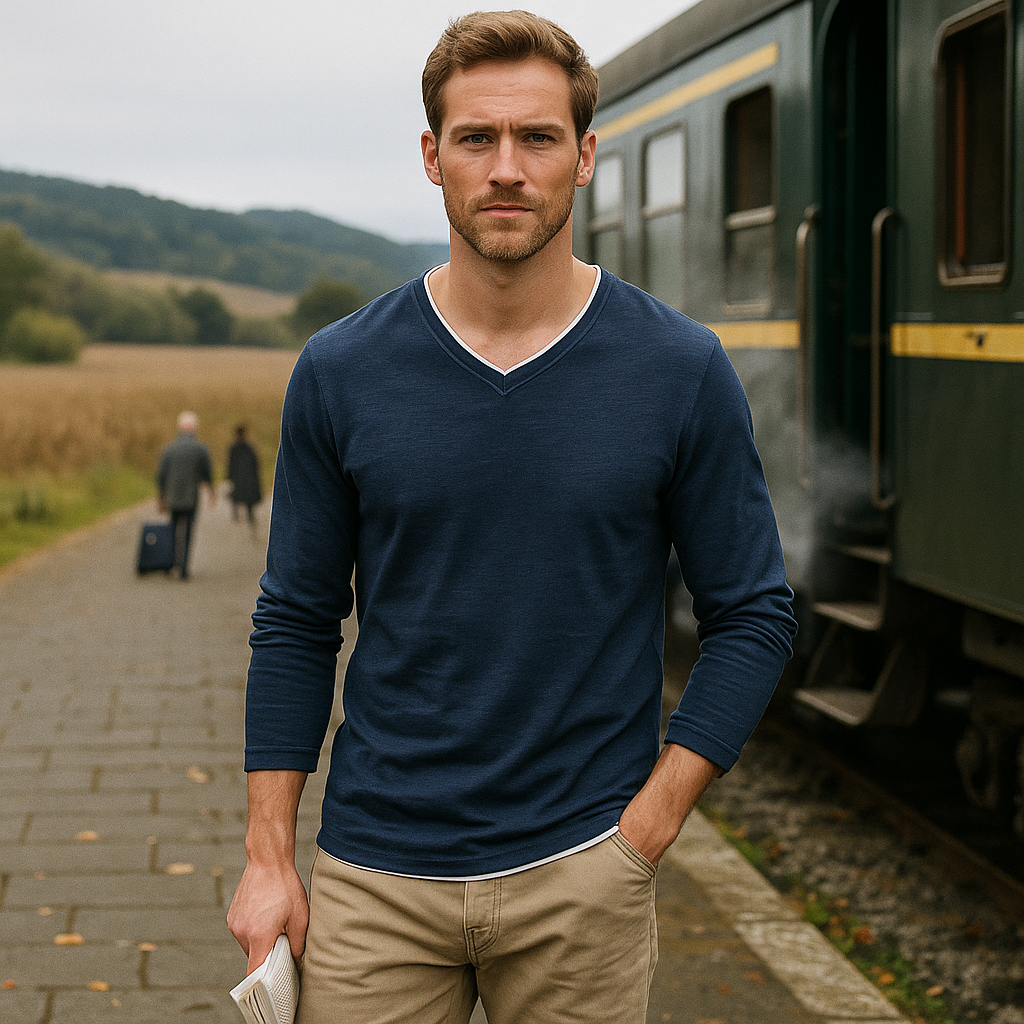 Men's Cotton Sweater - High Quality - Classic - Soft - Breathable