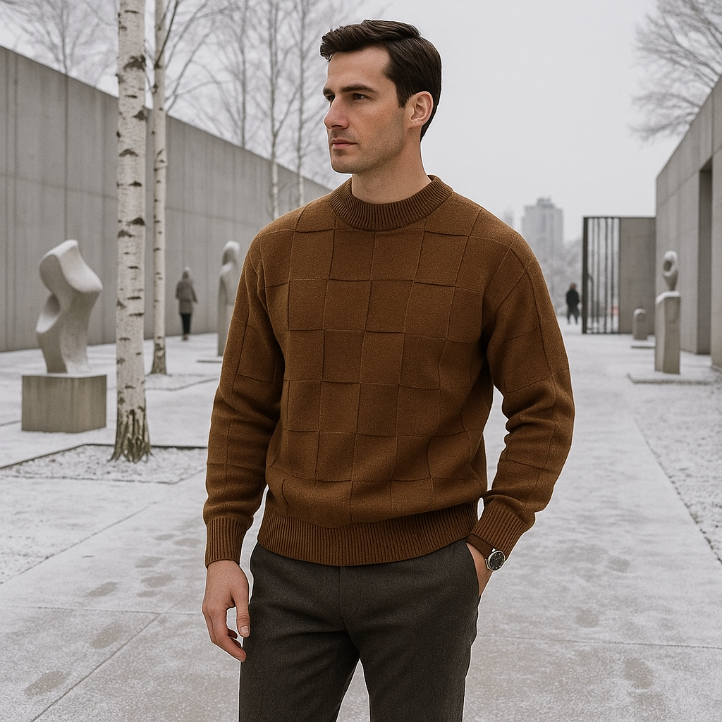 Men's Premium Cotton Sweater - Classic Fit