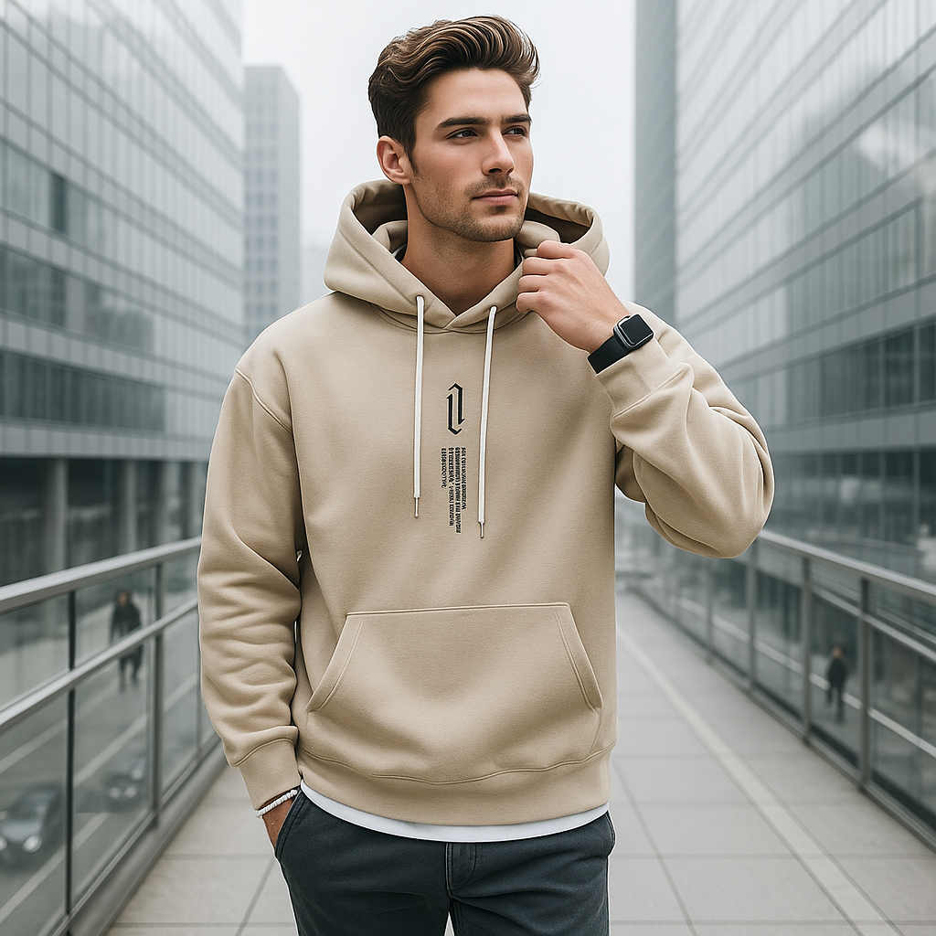 Men's Oversized Hoodie - Casual Streetwear - Stylish - Comfortable - Pullover