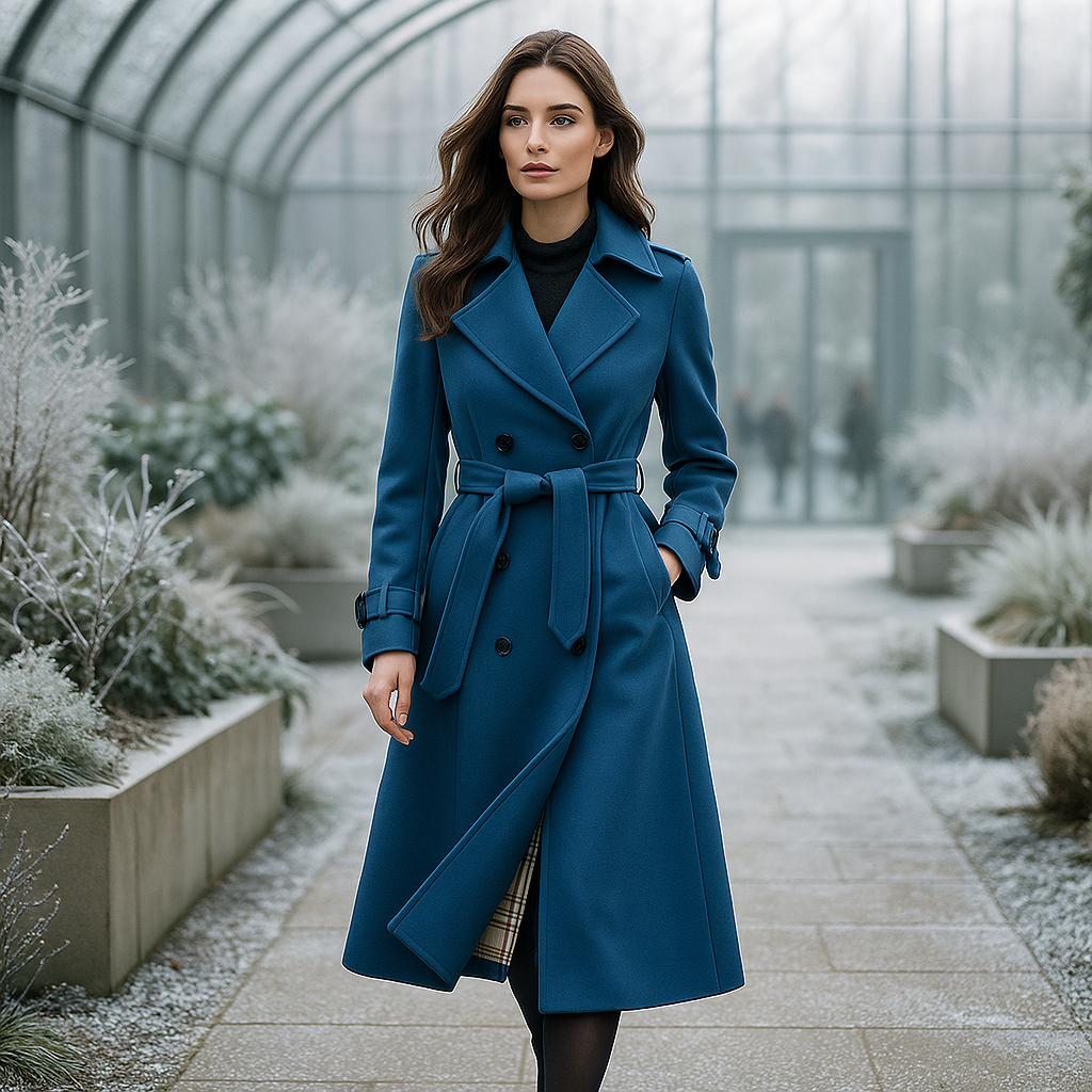 Trench Coat - Double-Breasted - Classic Style