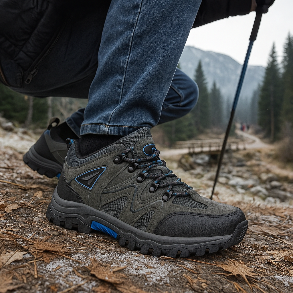 Men's Trekking Shoes - Outdoor - Waterproof - Non-Slip - Lightweight