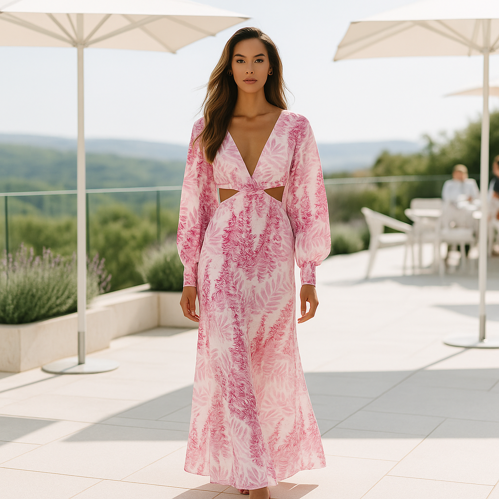 Paris Evening Dress - Long Summer Maxi - Elegant