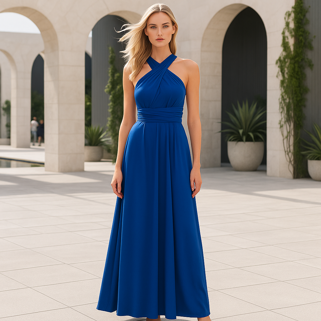Convertible Evening Dress - Elegant Women's Multiway Gown