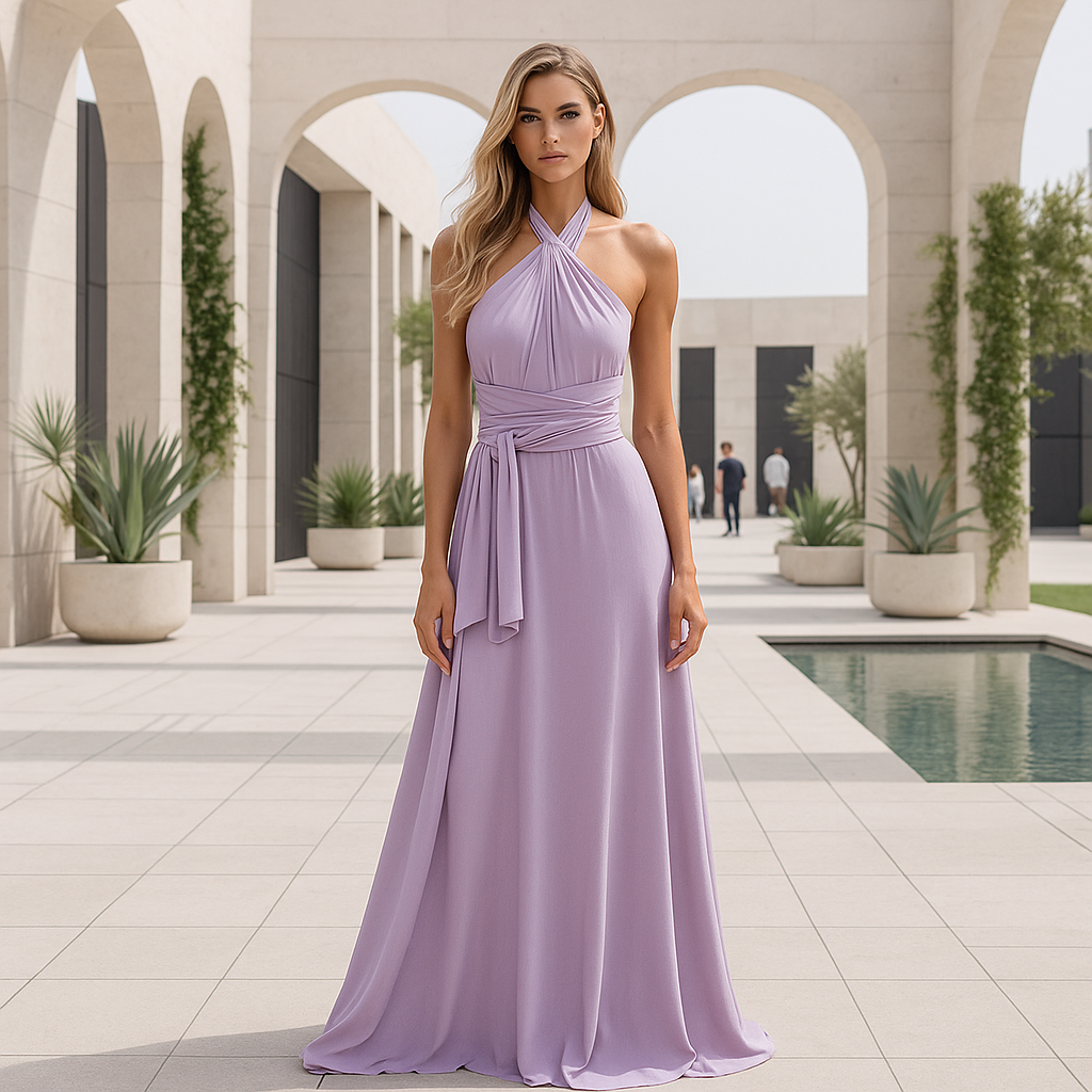 Convertible Evening Dress - Elegant Women's Multiway Gown
