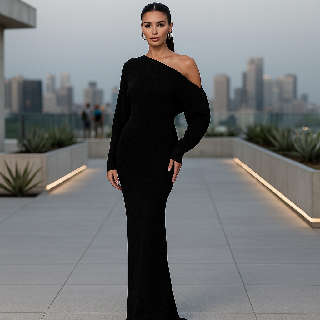Luxoria Elegant Evening Dress - Luxurious Design