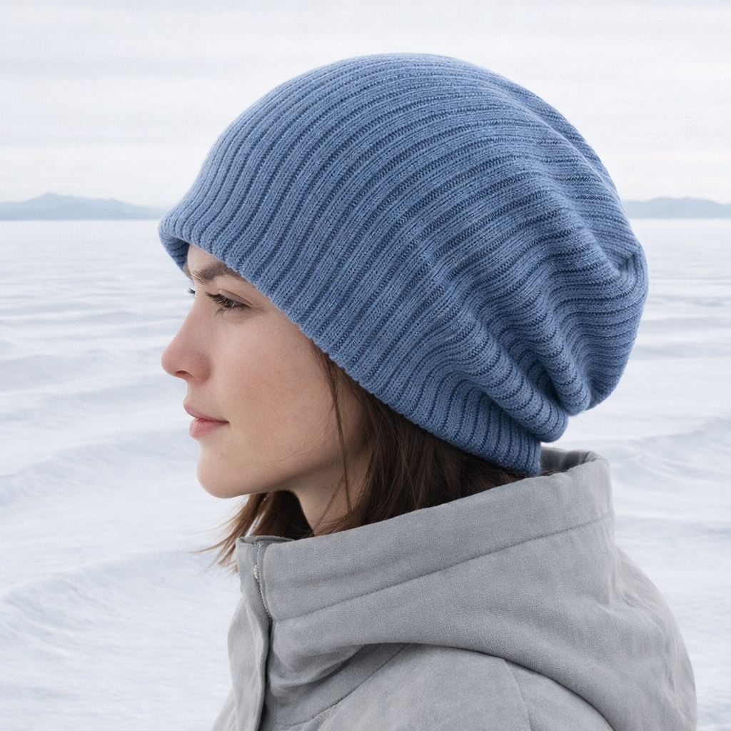 Unisex Lightweight Knit Baclava Beanie Winter Hat