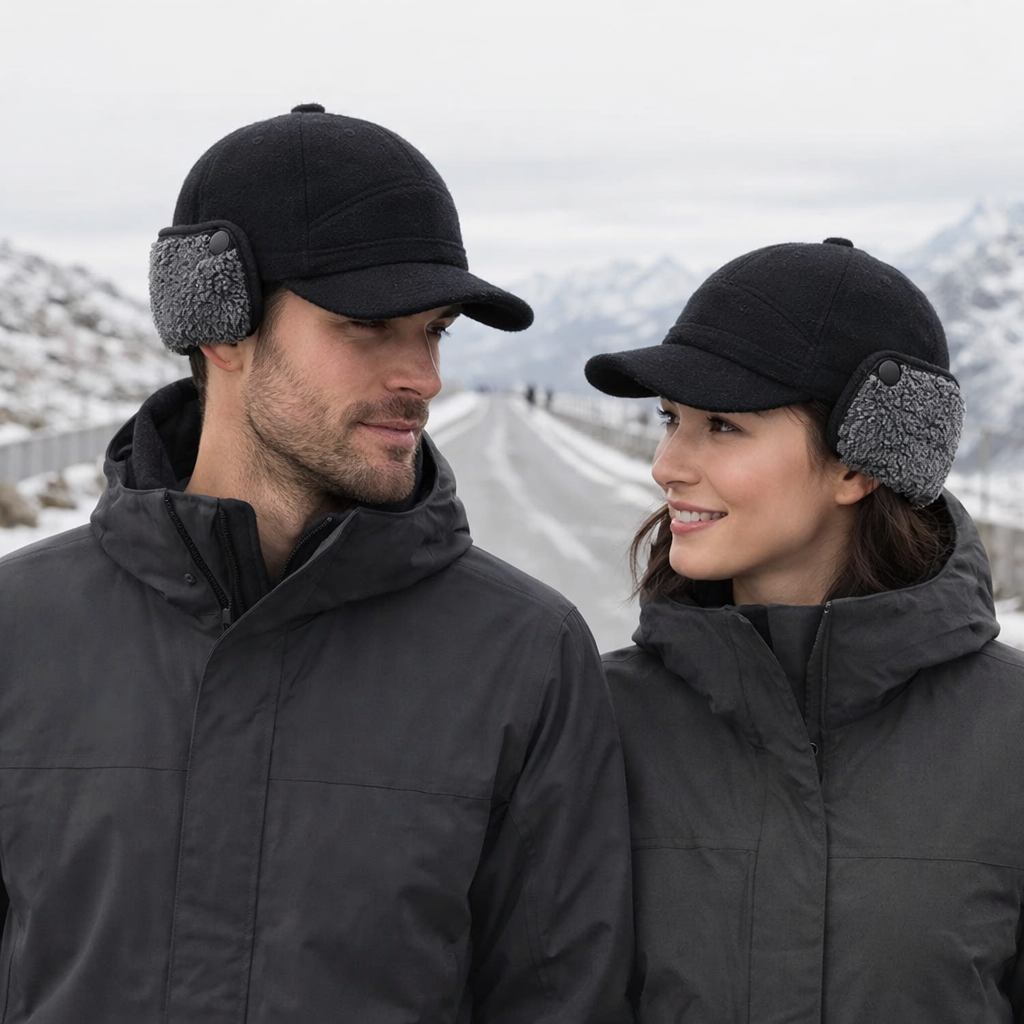 Unisex Insulated Winter Trapper Hat with Ear Flaps