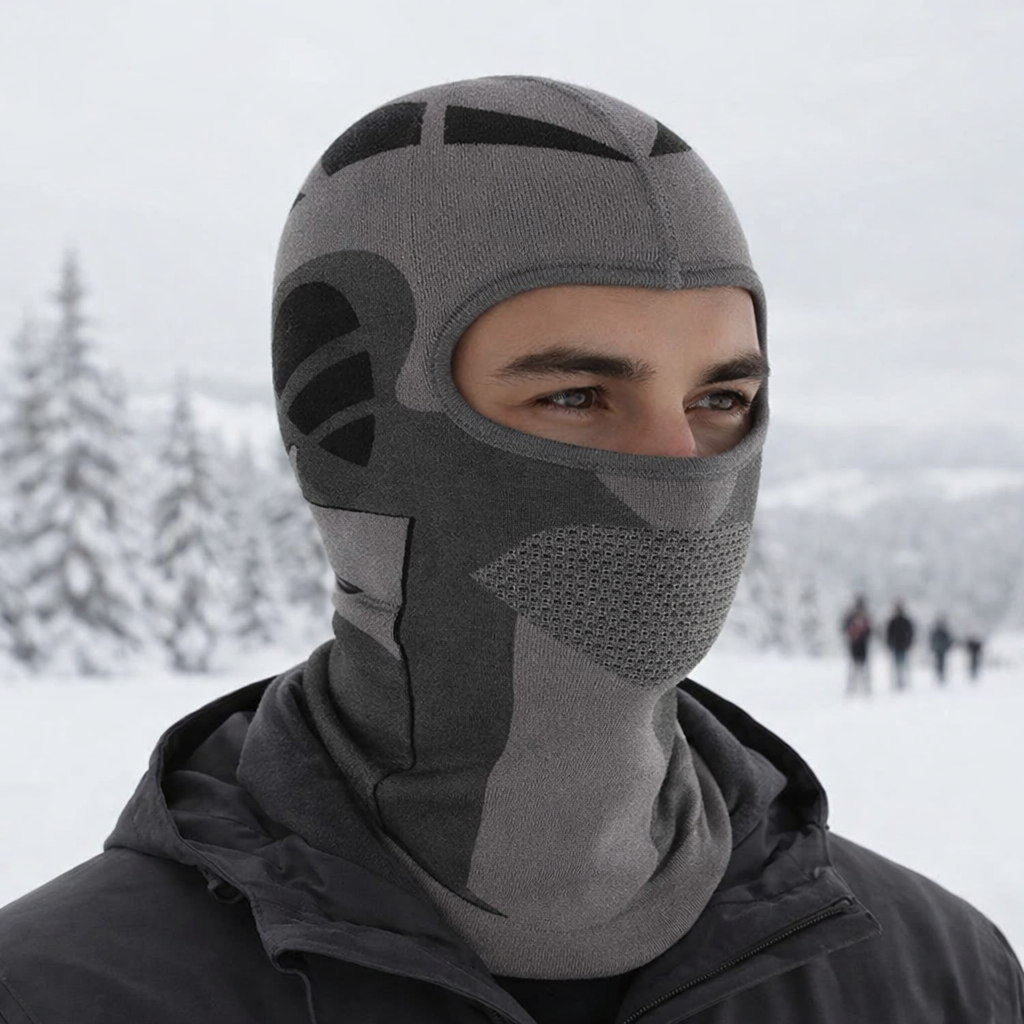Unisex Thermal Full-Face Balaclava for Windproof Winter Sports