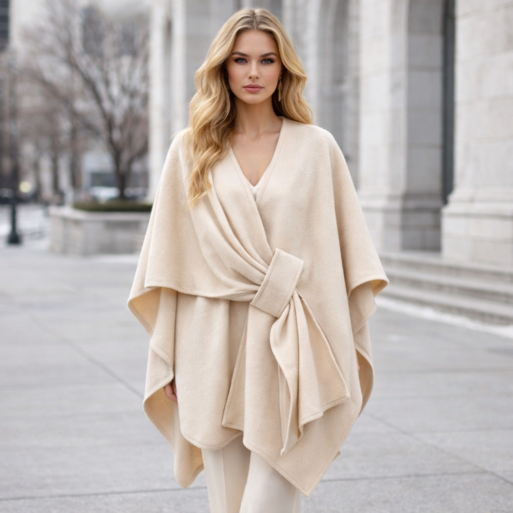 Windwrap Luxury Poncho Scarf Coat for Women