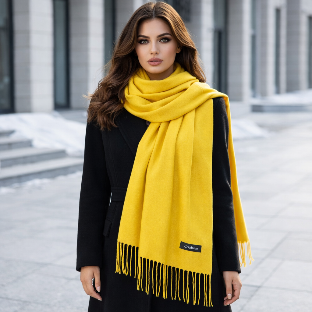Warm Women’s Scarf with Soft Elegant Drape