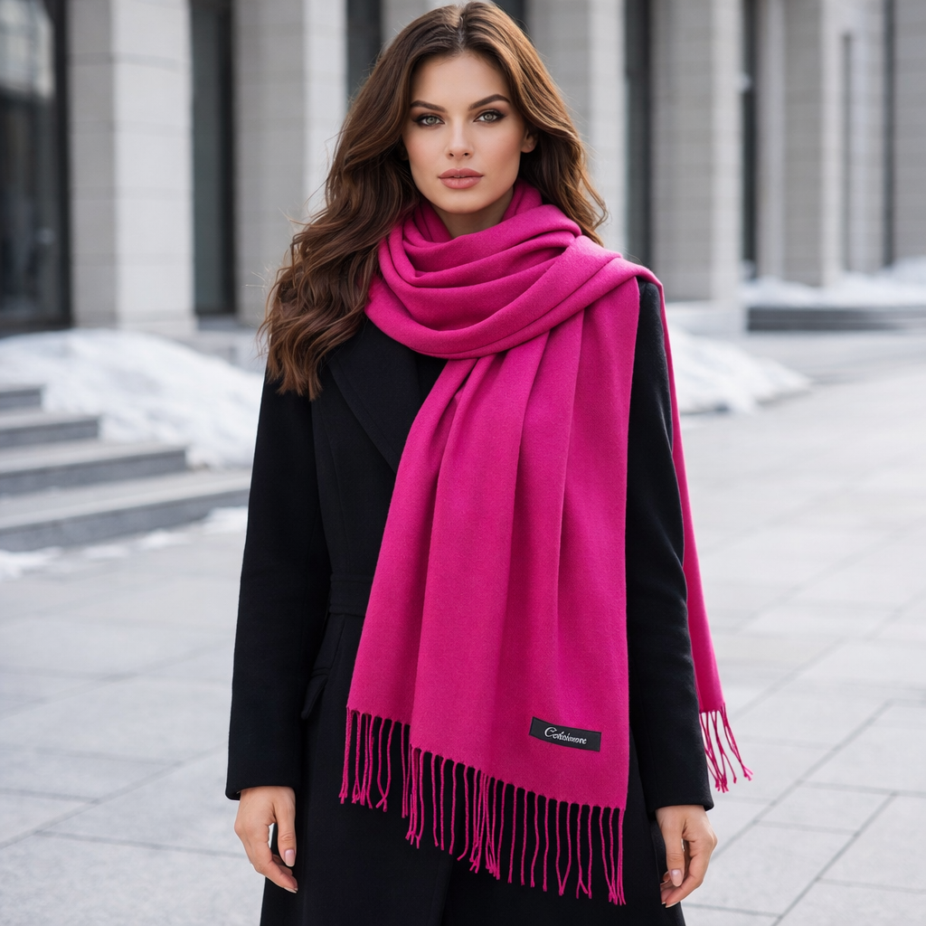 Warm Women’s Scarf with Soft Elegant Drape