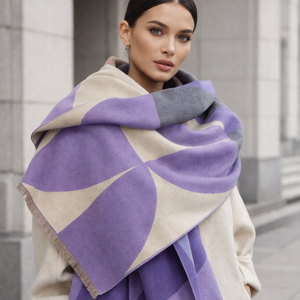 Reversible Cashmere Luxury Scarf for Women