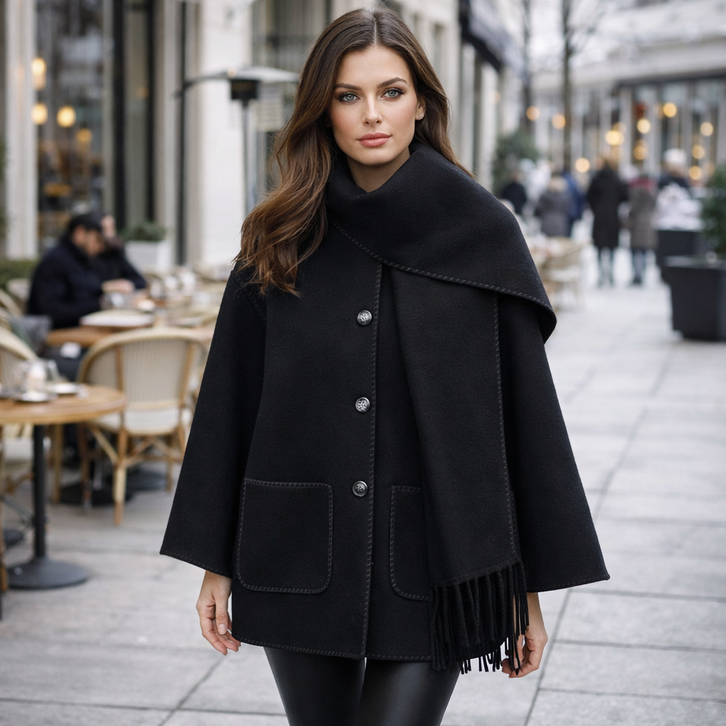 Libby - Oversized Cape Jacket for Women
