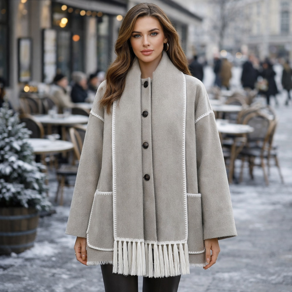 Libby - Oversized Cape Jacket for Women