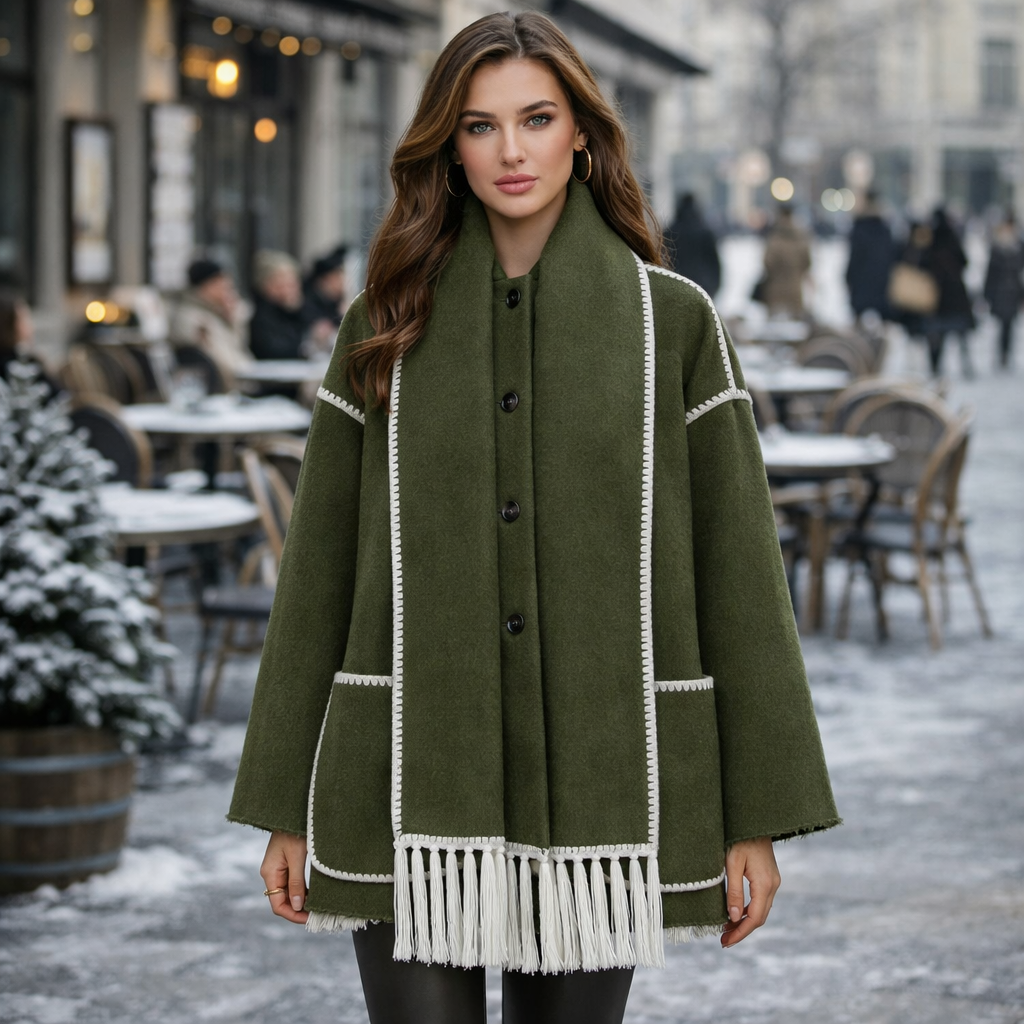 Libby - Oversized Cape Jacket for Women