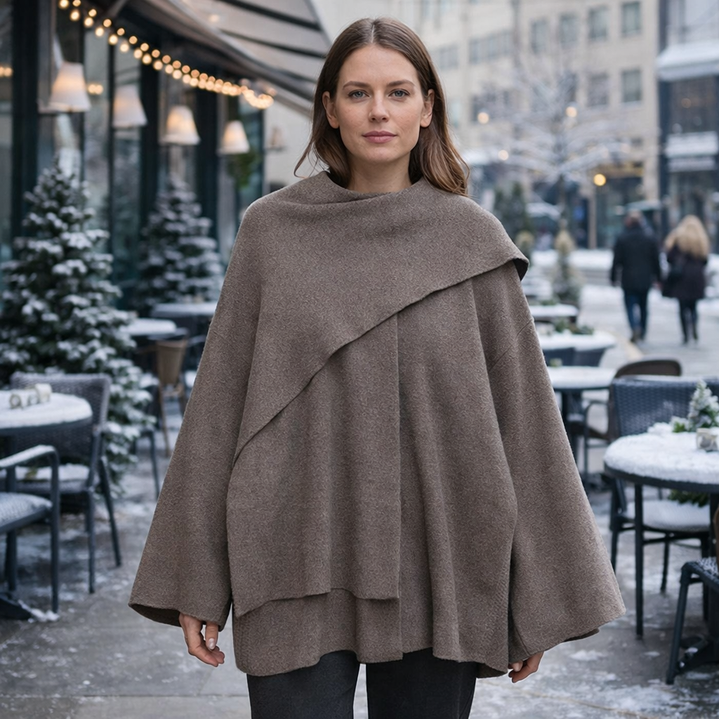 Elora - Oversized Knitted Coat Warm Chunky Style