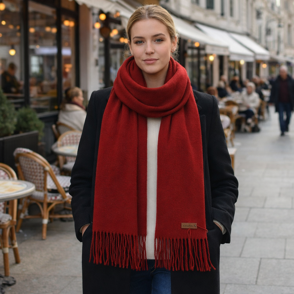 Amara - Luxe Wool Scarf Warm Ultra-Soft