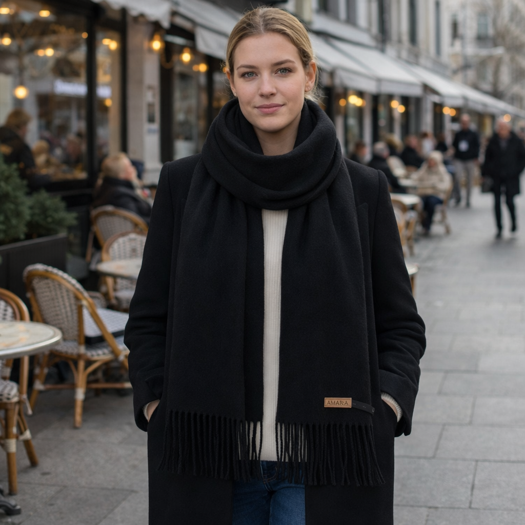 Amara - Luxe Wool Scarf Warm Ultra-Soft