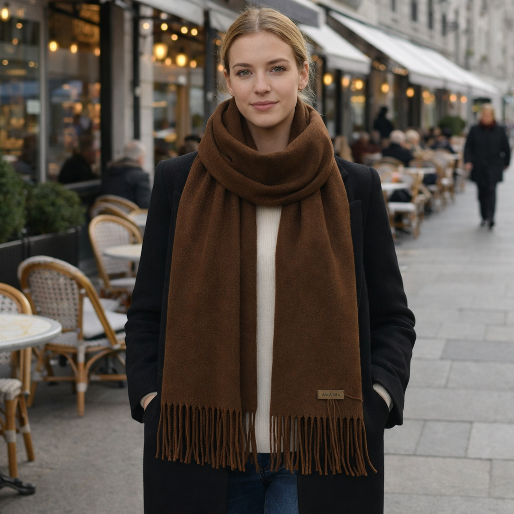Amara - Luxe Wool Scarf Warm Ultra-Soft