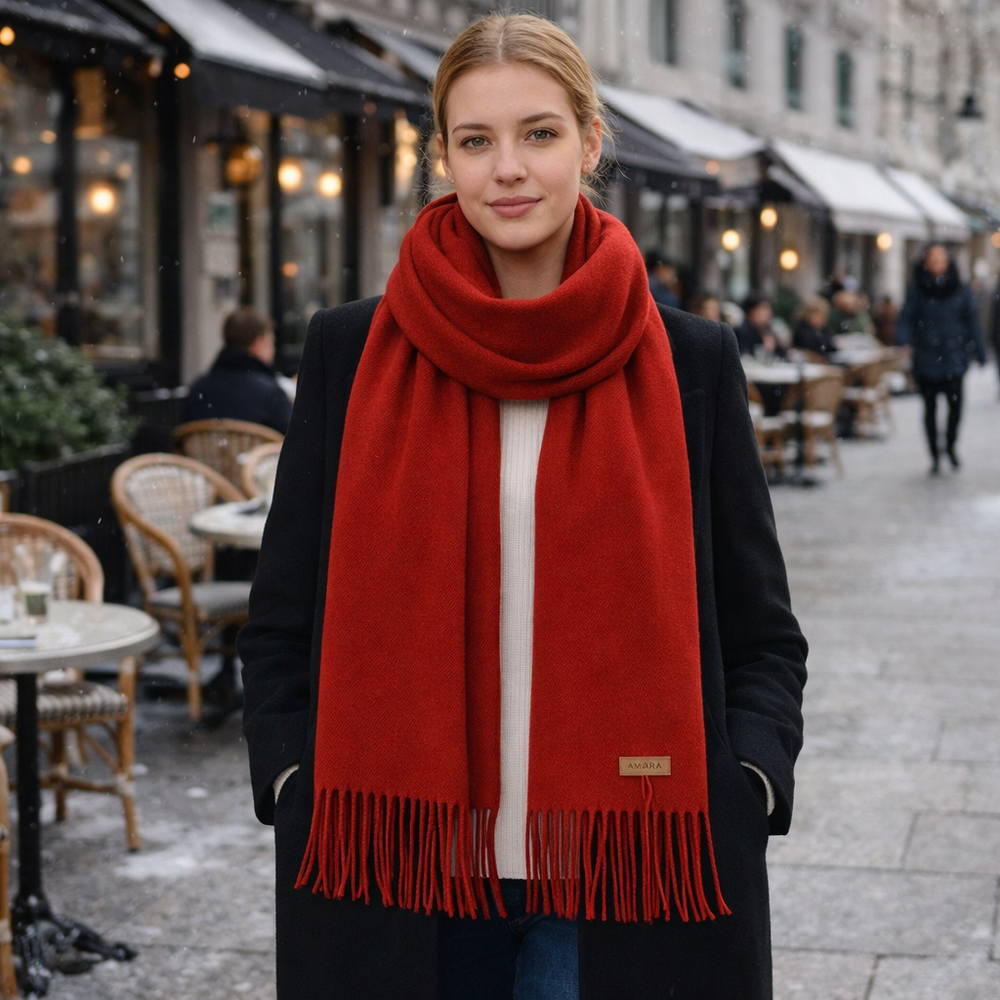 Amara - Luxe Wool Scarf Warm Ultra-Soft