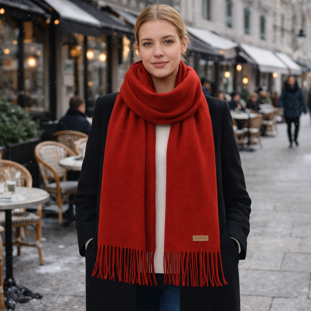 Amara - Luxe Wool Scarf Warm Ultra-Soft