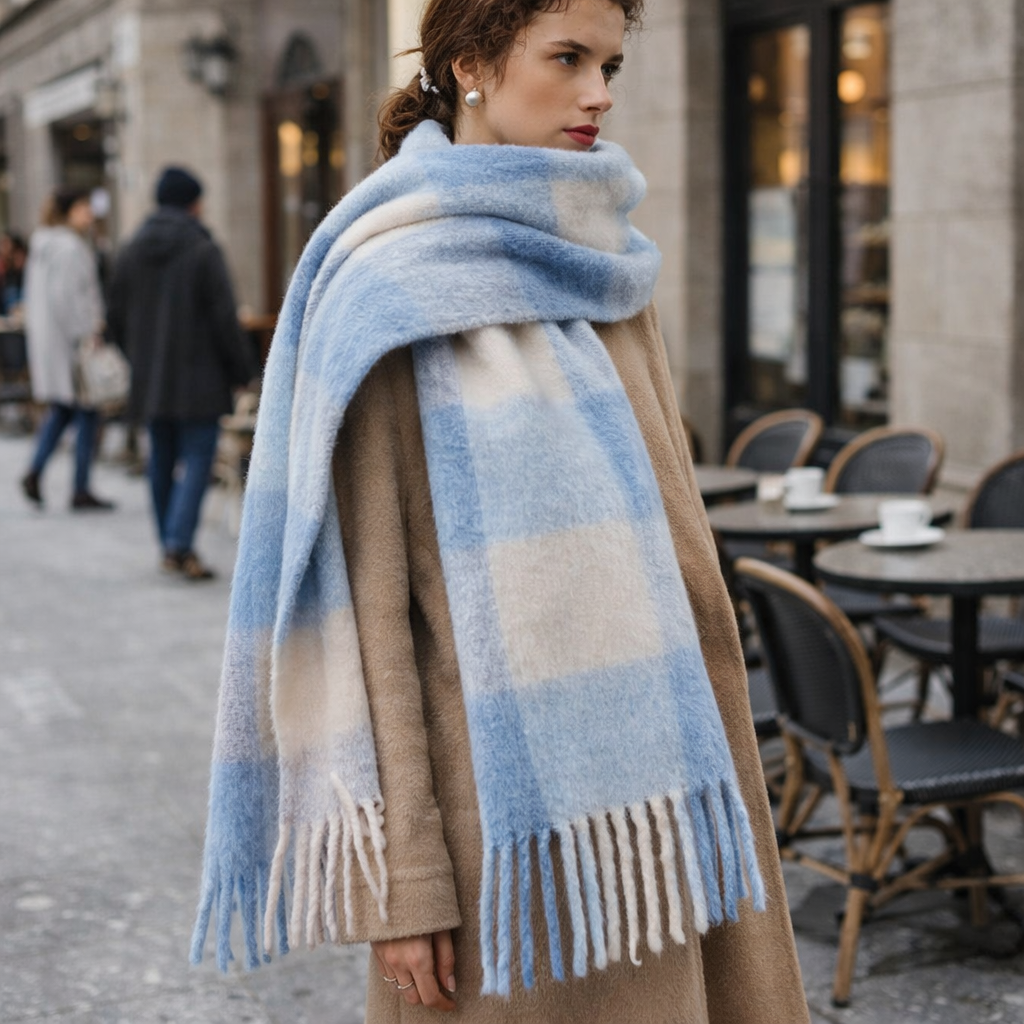Scarvello - Thick Warm Coloured Wool Scarf