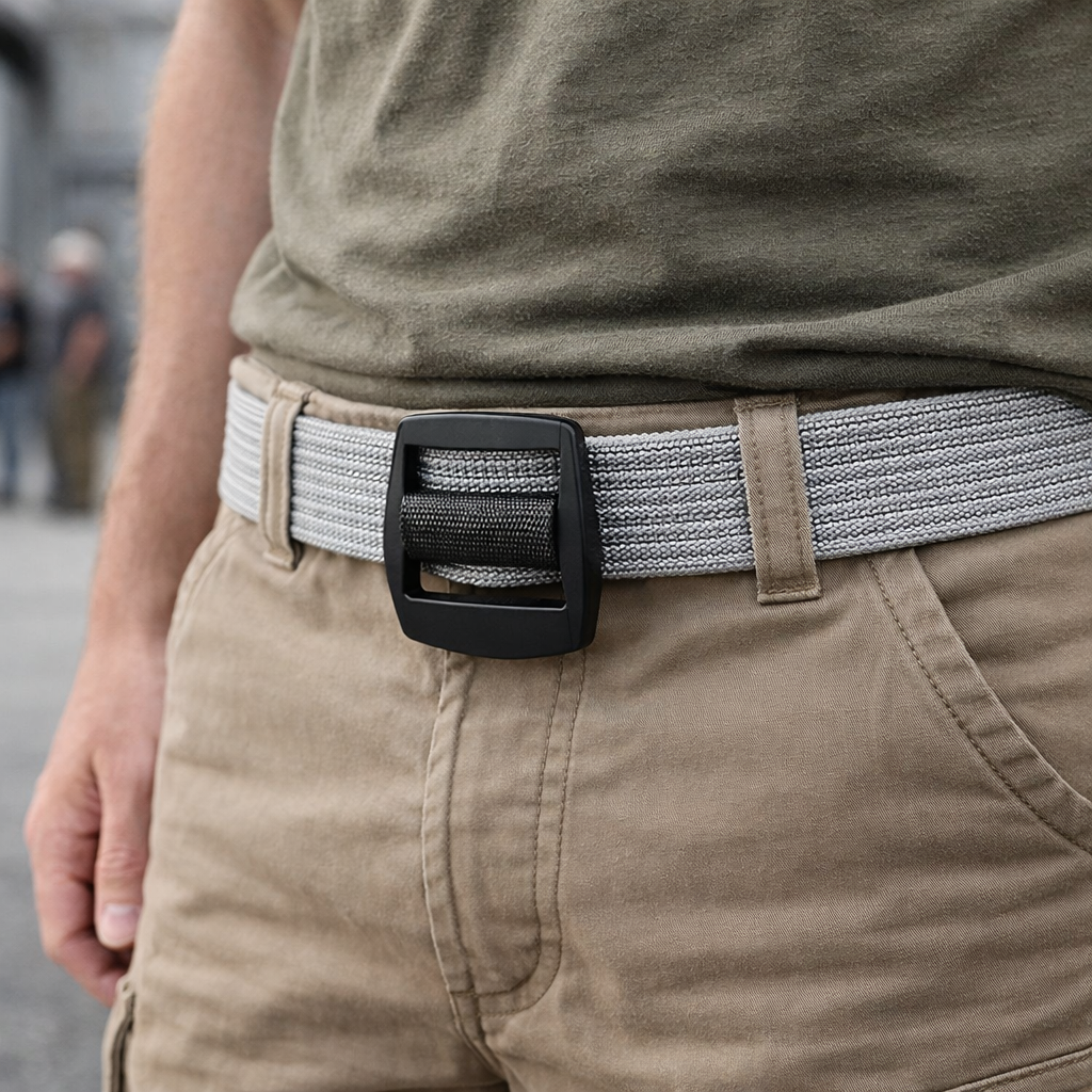 Adjustable Tactical Utility Belt Heavy-Duty Nylon Work Belt