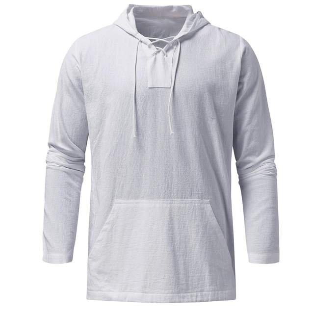 Men's Lightweight Hooded Sweatshirt - Stylish - Casual Everyday Pullover