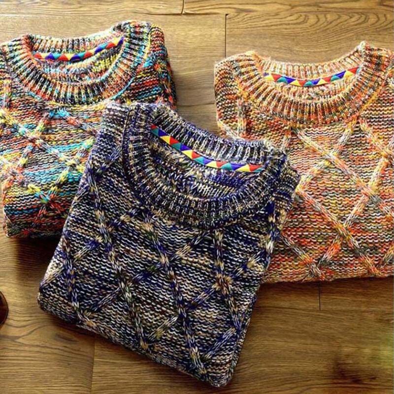 Elegant Unique Men's Jumper - Classic Knitwear - Timeless Style