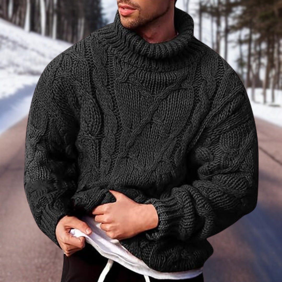 Warm Men's Sweater - Comfortable - Versatile