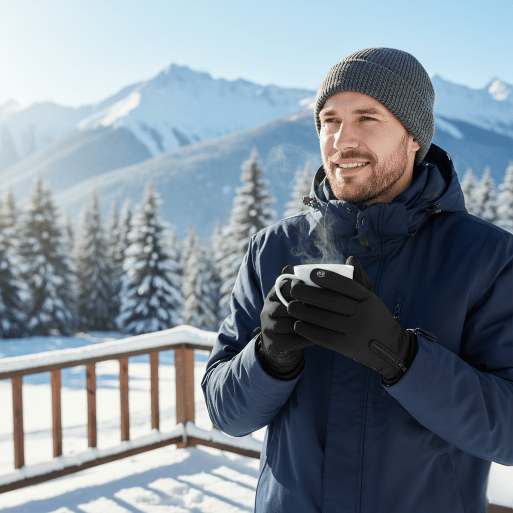 SnowProtect - Heated Windproof Touchscreen Winter Gloves