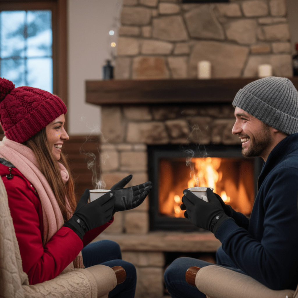 SnowProtect - Heated Windproof Touchscreen Winter Gloves