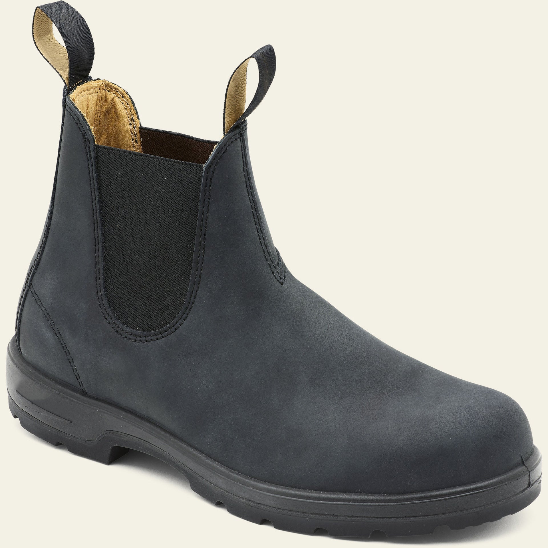 Men's Chelsea Boots - Durable Sole - Easy Slip-On - Ankle Height