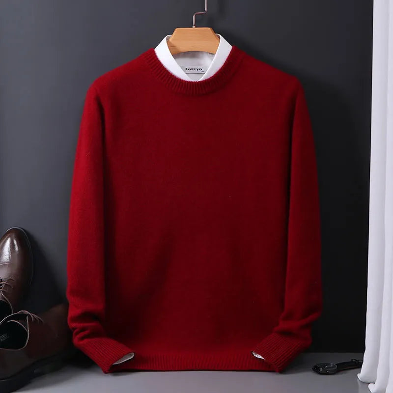 Men's Cashmere Sweater - Premium Soft - Lightweight - Classic Fit
