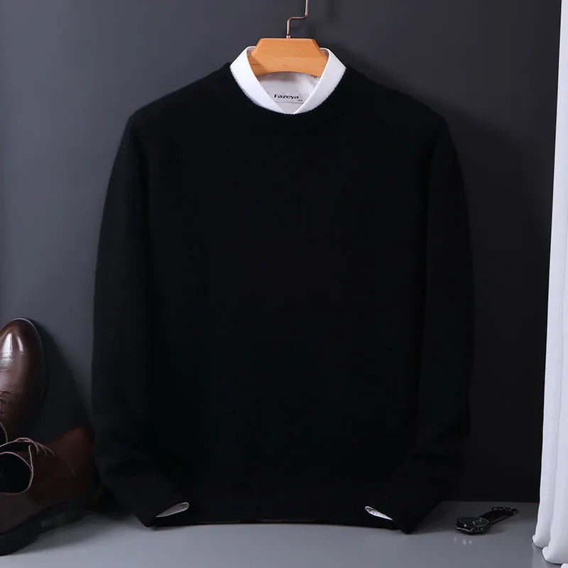 Men's Cashmere Sweater - Premium Soft - Lightweight - Classic Fit