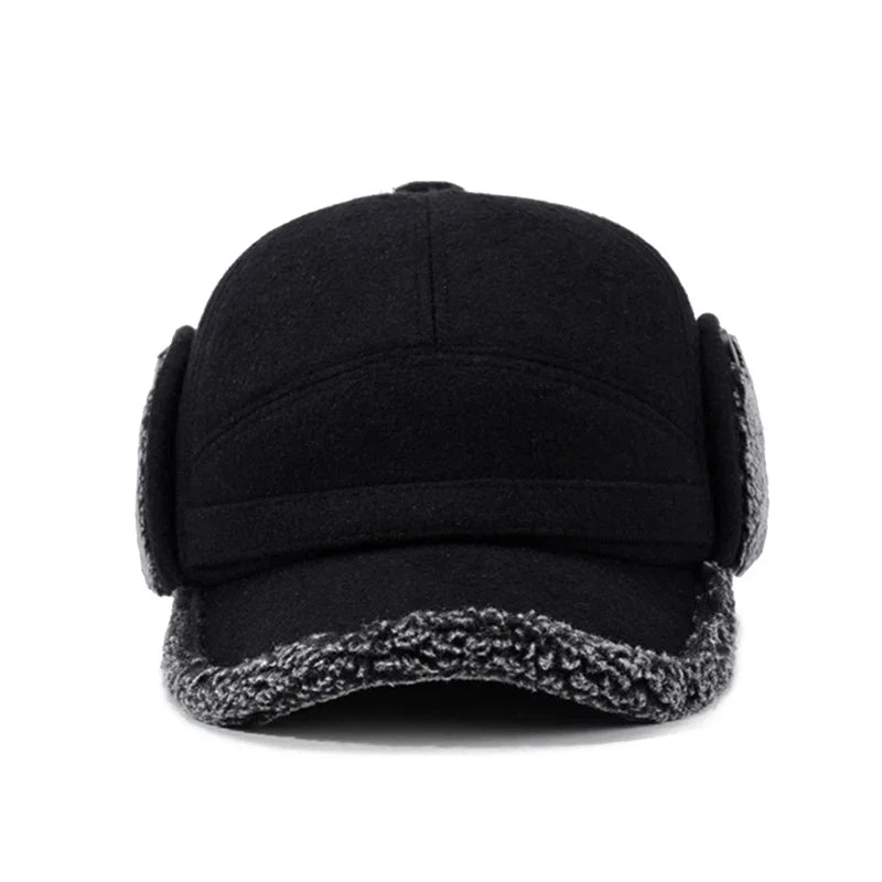 Unisex Insulated Winter Trapper Hat with Ear Flaps