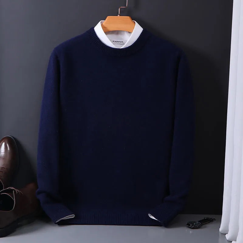 Men's Cashmere Sweater - Premium Soft - Lightweight - Classic Fit