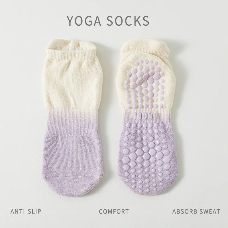 Women’s Pilates Yoga Socks Non-Slip Cotton