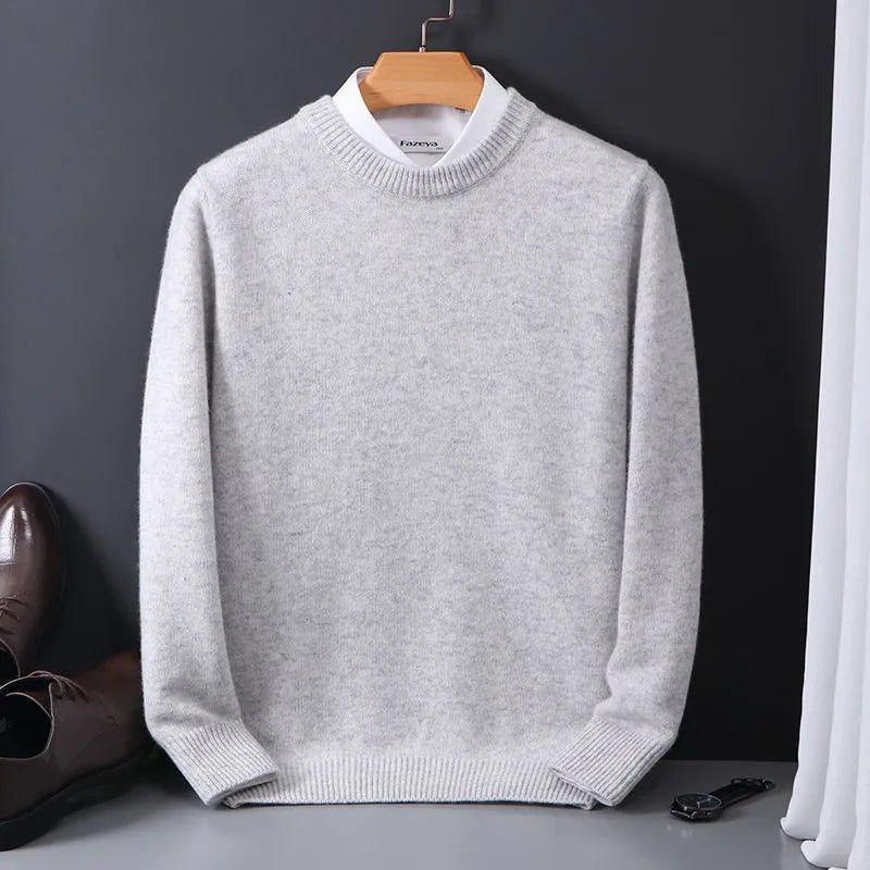 Men's Cashmere Sweater - Premium Soft - Lightweight - Classic Fit