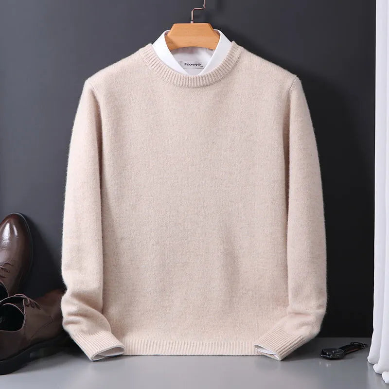 Men's Cashmere Sweater - Premium Soft - Lightweight - Classic Fit
