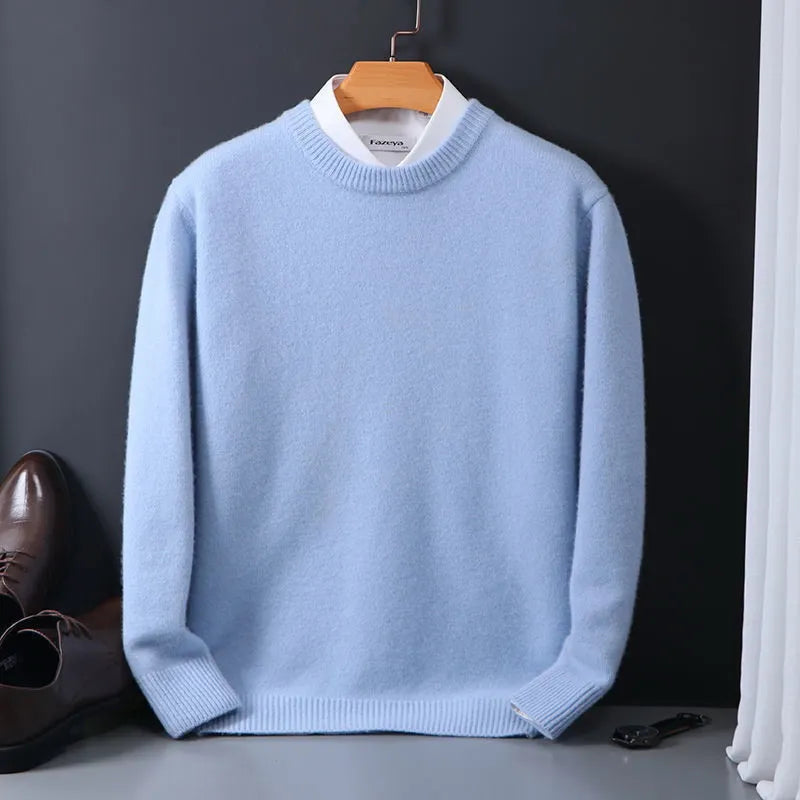 Men's Cashmere Sweater - Premium Soft - Lightweight - Classic Fit