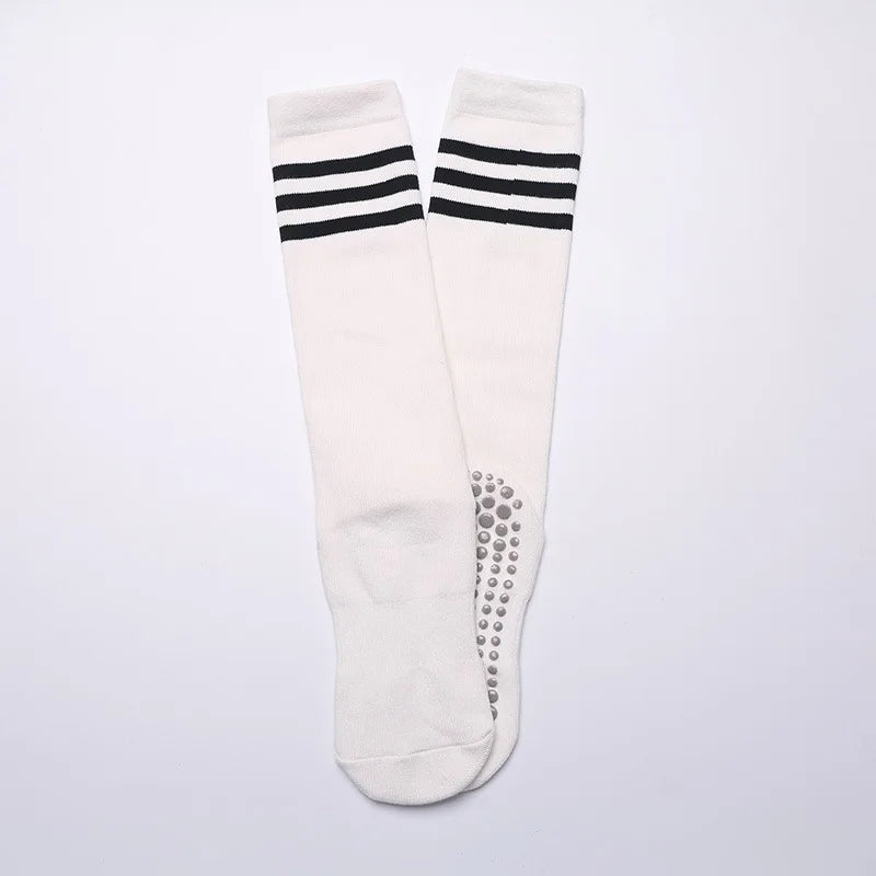 Mid-Tube Women’s Pilates & Yoga Socks Non-Slip Cotton