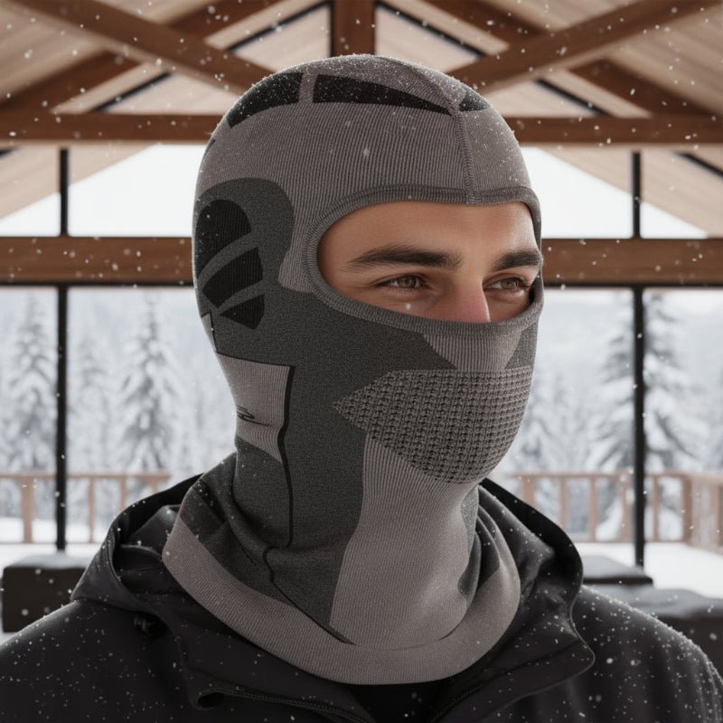 Unisex Thermal Full-Face Balaclava for Windproof Winter Sports