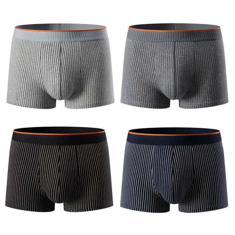 Men’s - Cotton Boxers Soft Breathable Comfort