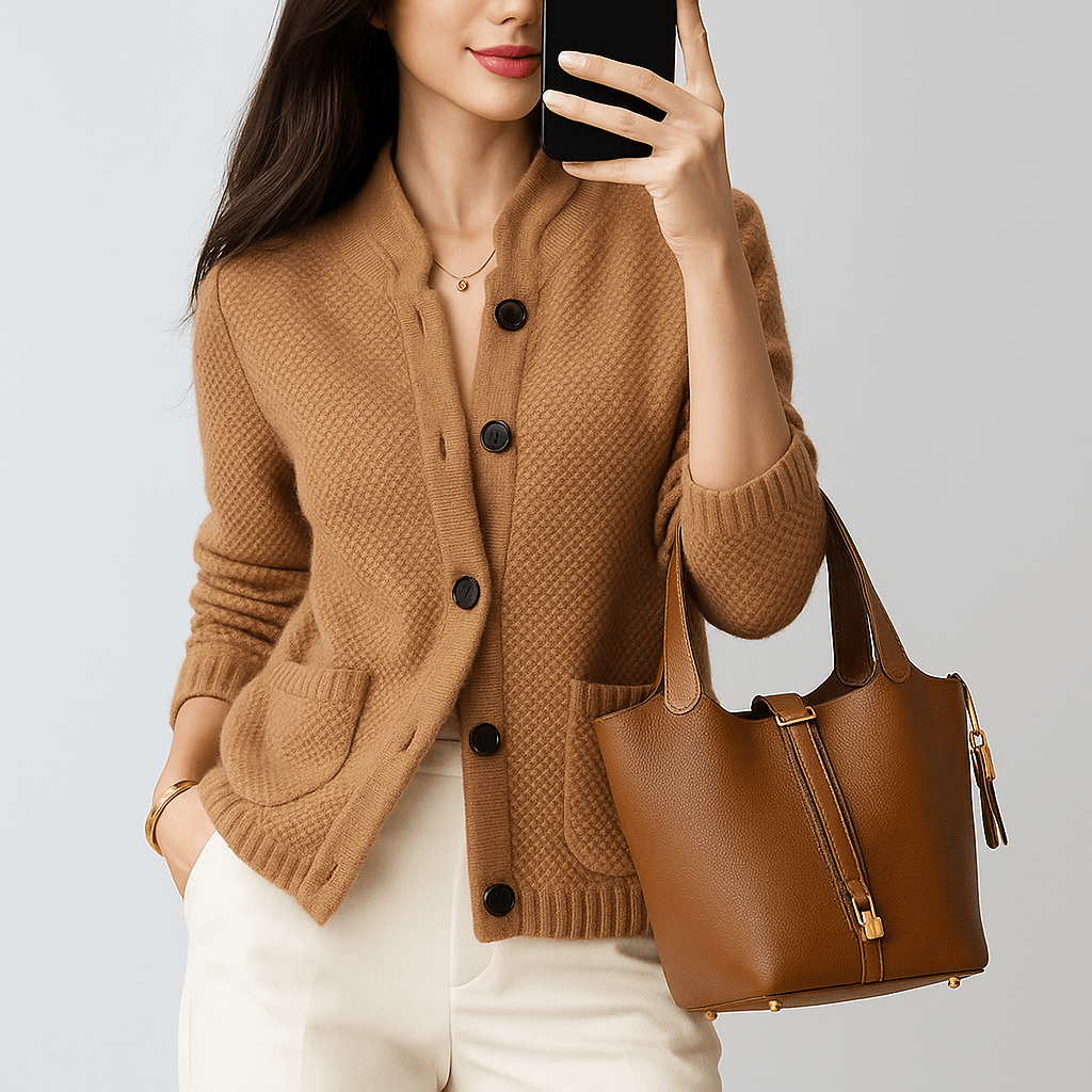 Alissa Kardigan - Elegant Women's Knit Cardigan - Comfort and Style